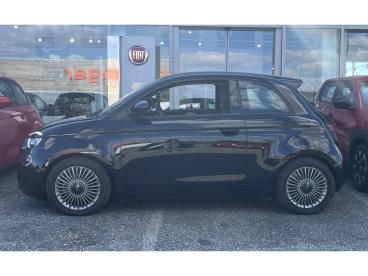 SPOTICAR Fiat 500 E 118 Ch Icone Occasion - Citadine Electrique Onyx Black - Boe - 1203998960_2