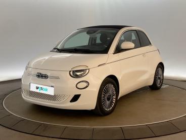 SPOTICAR Fiat 500 C E 118 Ch Nouvelle 500 Occasion - Citadine Electrique Ice White - Castelnau-d Estretefonds - 1204004636_1