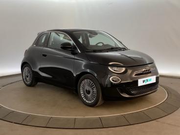 SPOTICAR Fiat 500 3+1 E 118 Ch Red Occasion - Citadine Electrique Onyx Black - Ste Genevieve - 1204004932_3