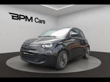 SPOTICAR Fiat 500 E 118ch Pack Confort & Tech My23 Occasion - Citadine Electrique Onyx Black Pastel - Amilly - 1204005228_1
