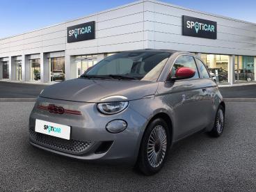 SPOTICAR Fiat 500 E 95ch (red) My23 Occasion - Citadine Electrique Mineral Grey Métal - Morlaix Cedex - 1204010002_1