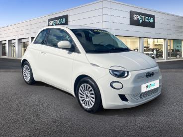 SPOTICAR Fiat 500 E 118ch Pack Confort My23 Occasion - Citadine Electrique Blanc - Beuvry - 1204013579_1