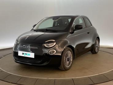 SPOTICAR Fiat 500 3+1 E 118 Ch Red Occasion - Citadine Electrique Onyx Black - France - 1204025415_1