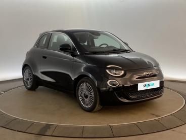 SPOTICAR Fiat 500 3+1 E 118 Ch Red Occasion - Citadine Electrique Onyx Black - Castelnau-d Estretefonds - 1204026215_3