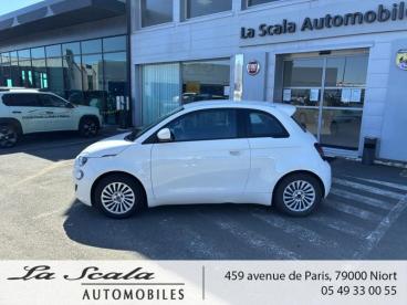 SPOTICAR Fiat 500 E 118ch My23 Occasion - Citadine Electrique Blanc - Niort - 1204027781_2