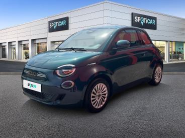 SPOTICAR Fiat 500 E 118 Ch Nouvelle 500 Occasion - Citadine Electrique Bleu - Epinal - 1204028495_1