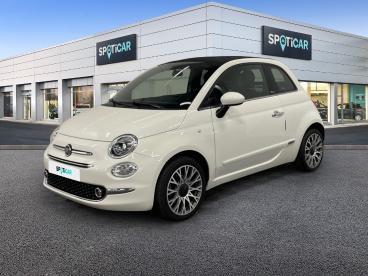 SPOTICAR Fiat 500 C 1.2 69 Ch S/s Dualogic Star Occasion - Citadine Essence Blanc - Pessac - 1204028940_1
