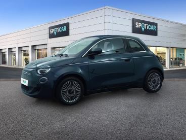 SPOTICAR Fiat 500 C E 118 Ch Nouvelle 500 Occasion - Citadine Electrique Vert - Villeneuve d'ascq - 1204038415_1