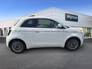 SPOTICAR Fiat 500 E 118 Ch Nouvelle 500 Occasion - Citadine Electrique Blanc - Epinal - 1204040306_4