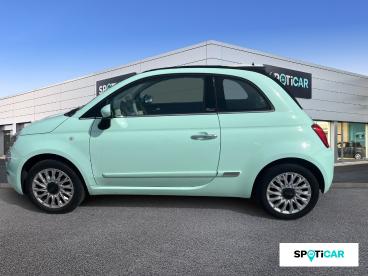 SPOTICAR Fiat 500 C 1.2 69 Ch Eco Pack Lounge Occasion - Citadine Essence Vert - Nice - 1204043364_4