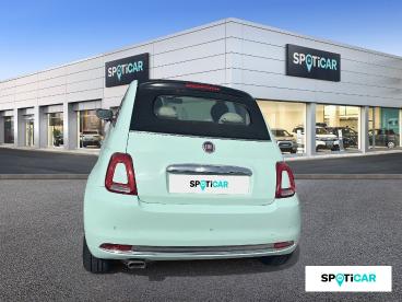 SPOTICAR Fiat 500 C 1.2 69 Ch Eco Pack Lounge Occasion - Citadine Essence Vert - Nice - 1204043364_5