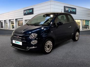 SPOTICAR Fiat 500 0.9 85 Ch Twinair S&s Lounge Occasion - Citadine Essence Bleu - Lomme - 1204050445_1