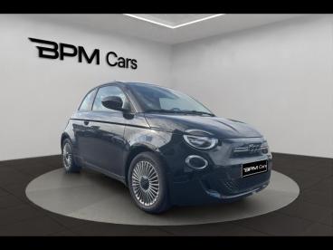 SPOTICAR Fiat 500 E 118ch Icone Occasion - Citadine Electrique Onyx Black Pastel - Reze - 1204051248_3