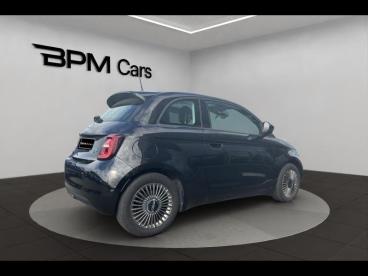 SPOTICAR Fiat 500 E 118ch Icone Occasion - Citadine Electrique Onyx Black Pastel - Reze - 1204051248_5