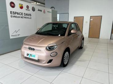 SPOTICAR Fiat 500 E 118ch My23 Occasion - Citadine Electrique Rose Gold Métal - Evreux - 1204052140_1