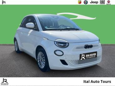 SPOTICAR Fiat 500 E/electrique 118ch/118/my23/camera/radar Av/ar Occasion - Citadine Electrique Blanc - Chambray Les Tours - 1204080624_3