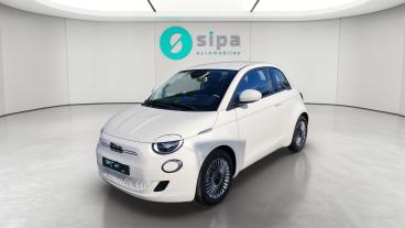 SPOTICAR Fiat 500 E 95 Ch Icone Occasion - Citadine Electrique Blanc - Villenave Dornon Cedex - 1204088349_1