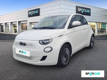 SPOTICAR Fiat 500 E/electrique 95ch Icone/radar Ar/1ere Main/garanti Occasion - Citadine Electrique Blanc - Chambray Les Tours - 1204088660_1
