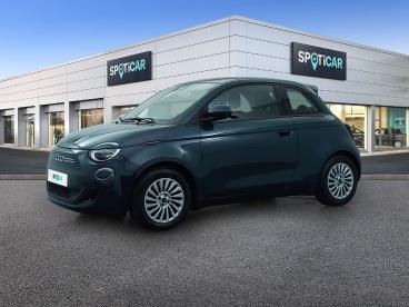SPOTICAR Fiat 500 E 118 Ch Nouvelle 500 Occasion - Citadine Electrique Ocean Green - Lomme - 1204107543_1