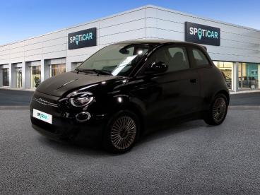 SPOTICAR Fiat 500 E 118 Ch Icone Occasion - Citadine Electrique Noir - Lomme - 1204107551_1