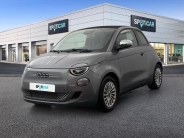 SPOTICAR Fiat 500 C E 118 Ch Nouvelle 500 Occasion - Citadine Electrique Gris - Lomme - 1204120033_1