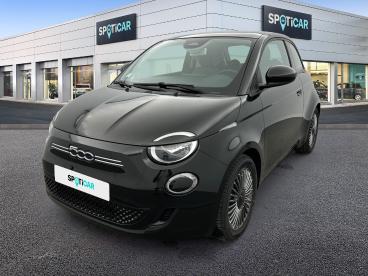 SPOTICAR Fiat 500 3+1 E 118 Ch Icone Occasion - Citadine Electrique Noir - Nanterre - 1204123598_1