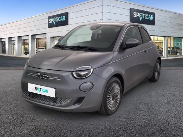 SPOTICAR Fiat 500 3+1 E 118 Ch Nouvelle 500 Occasion - Citadine Electrique Mineral Grey - Venissieux - 1204130333_1