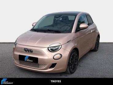 SPOTICAR Fiat 500 E 118 Ch Icone Plus Occasion - Citadine Electrique Rose Gold - La Chapelle Saint-luc Cedex - 1204131621_1