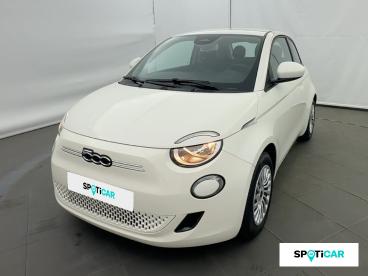 SPOTICAR Fiat 500 E 95ch Action Occasion - Citadine Electrique Blanc - La Ravoire - 1204139137_1