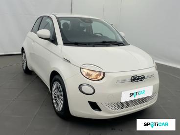 SPOTICAR Fiat 500 E 95ch Action Occasion - Citadine Electrique Blanc - La Ravoire - 1204139137_3