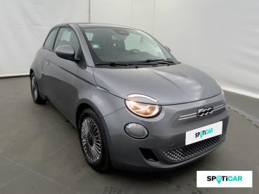 SPOTICAR Fiat 500 E 95ch Icone Occasion - Citadine Electrique Blanc - La Ravoire - 1204139145_3