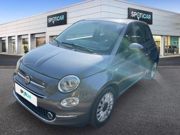 SPOTICAR Fiat 500 1.2 8v 69ch Lounge Occasion - Citadine Essence Electroclash Grey Métal - Le Pontet - 1204141165_1