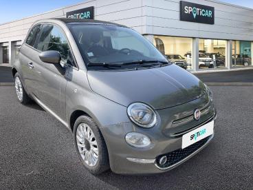 SPOTICAR Fiat 500 1.2 8v 69ch Lounge Occasion - Citadine Essence Electroclash Grey Métal - Le Pontet - 1204141165_3