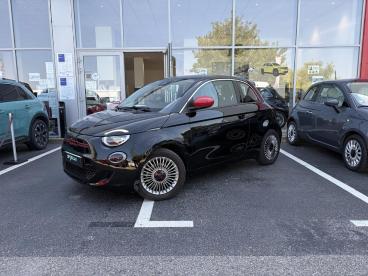 SPOTICAR Fiat 500 E 118ch (red) My23 Occasion - Citadine Electrique Onyx Black Pastel - Chambourcy - 1204141358_3