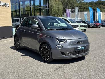 SPOTICAR Fiat 500 E 118 Ch La Prima By Bocelli Occasion - Citadine Electrique Gris - Gap - 1204143464_3