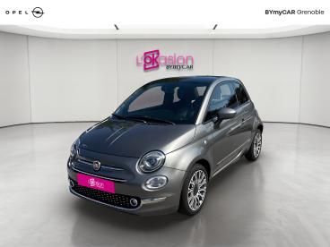 SPOTICAR Fiat 500 1.0 70 Ch Hybride Bsg S/s Star Occasion - Citadine Hybride Gris - Fontaine - 1204143583_1