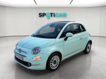 SPOTICAR Fiat 500 1.2 8v 69ch Lounge Occasion - Citadine Essence Coloris Pastel Extra Série Mint Green - Nimes Cedex 9 - 1204147331_1