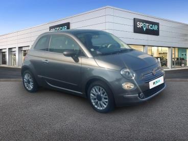 SPOTICAR Fiat 500 1.2 8v 69ch Lounge Occasion - Citadine Essence Coloris Métal Groove Metal Grey - Le Pontet - 1204148898_3