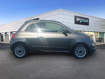 SPOTICAR Fiat 500 1.2 8v 69ch Lounge Occasion - Citadine Essence Coloris Métal Groove Metal Grey - Le Pontet - 1204148898_4