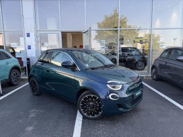 SPOTICAR Fiat 500 E 118ch La Prima My23 Occasion - Citadine Electrique Ocean Green Métal - Chambourcy - 1204153386_1