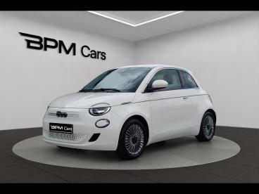 SPOTICAR Fiat 500 E 118ch Pack Style My23 Occasion - Citadine Electrique Blanc - Laval - 1204157316_1