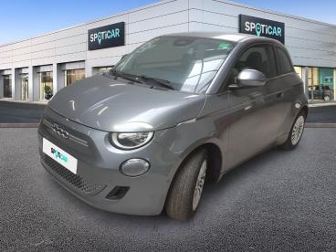 SPOTICAR Fiat 500 E 118 Ch Nouvelle 500 Occasion - Citadine Electrique Gris - Villeneuve d'ascq - 1204157734_1