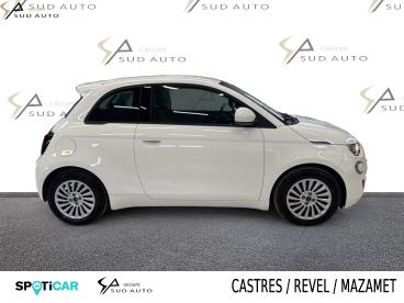 SPOTICAR Fiat 500 E 95 Ch Action Occasion - Citadine Electrique Blanc - Castres - 1204190756_4