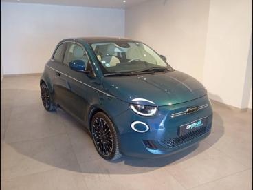 SPOTICAR Fiat 500 E 118ch La Prima Occasion - Citadine Electrique Ocean Green Métal - Corbeil Essonnes - 1204196383_1