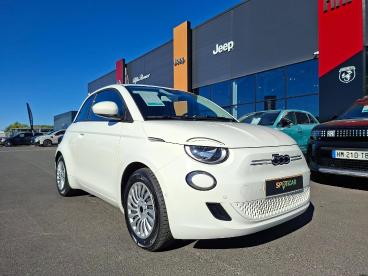 SPOTICAR Fiat 500 E 95ch Pack Confort My23 Occasion - Citadine Electrique Ice White - Trelissac - 1204215871_2