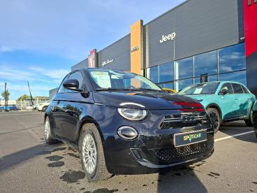 SPOTICAR Fiat 500 E 118ch Pack Confort My23 Occasion - Citadine Electrique Onyx Black - Trelissac - 1204217476_2
