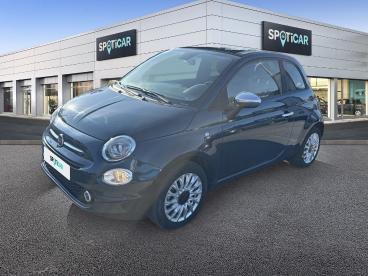 SPOTICAR Fiat 500 C 1.0 70 Ch Hybride Bsg S/s Occasion - Citadine Essence Bleu - Alencon - 1204235311_1