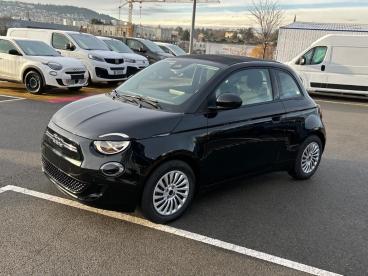 SPOTICAR Fiat 500 E 500c E 118 Ch Nouvelle 500 Occasion - Citadine Electrique Onyx Black - Saint-etienne - 1203206949_1