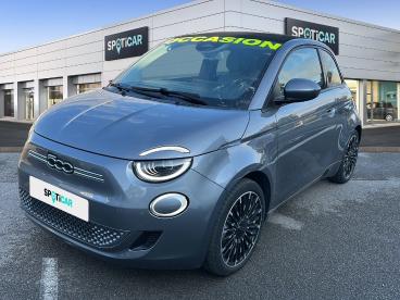 SPOTICAR Fiat 500 E 500c E 118 Ch Icone Occasion - Citadine Electrique Gris - Saint-quentin - 1203667150_1