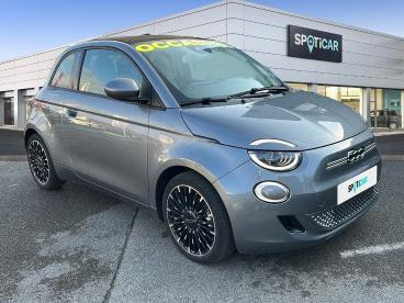 SPOTICAR Fiat 500 E 500c E 118 Ch Icone Occasion - Citadine Electrique Gris - Saint-quentin - 1203667150_3